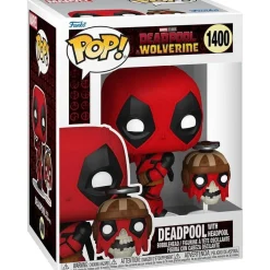 FUNKO UK LIMITED Funko Pop! - Deadpool & Wolverine - Deadpool con Headpool