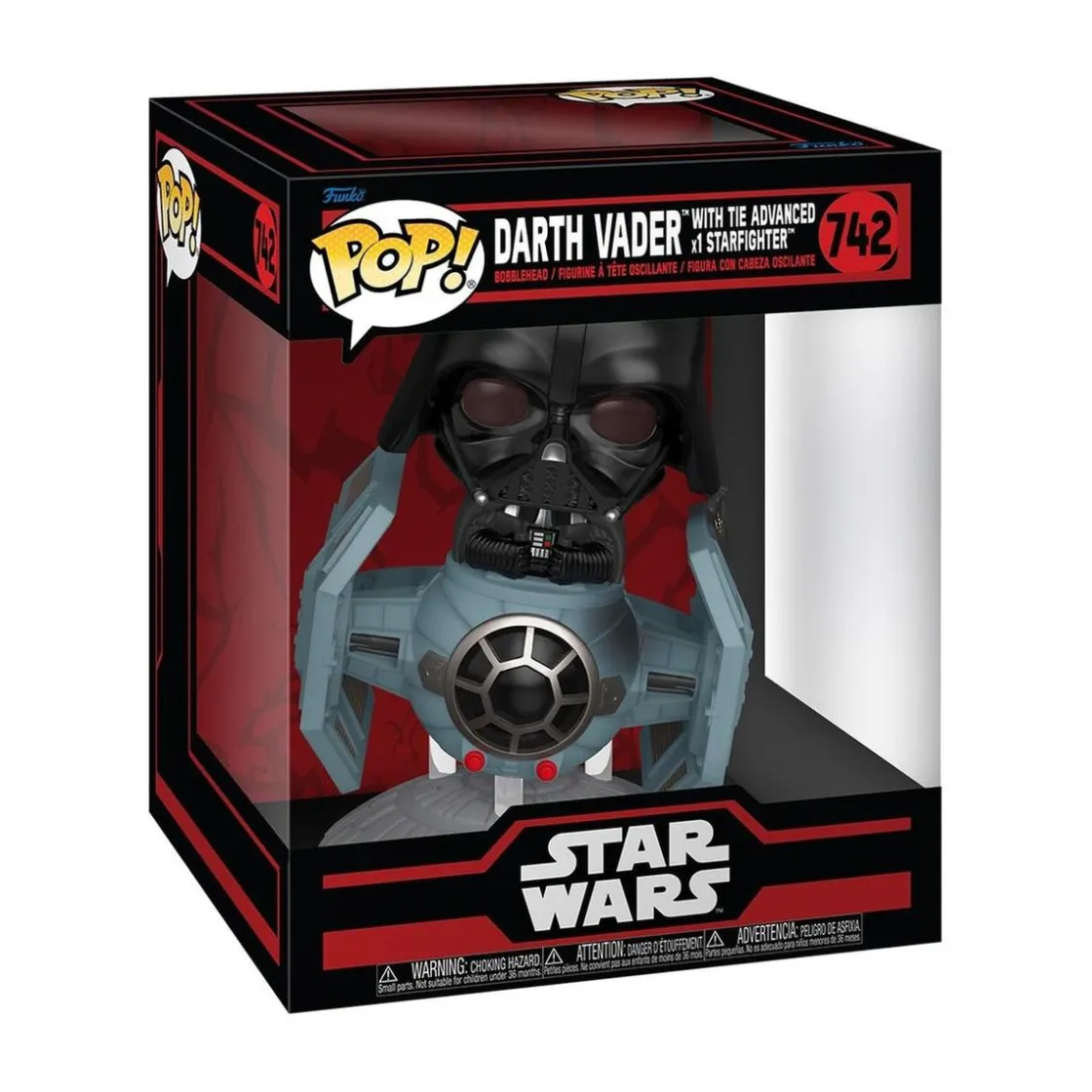 FUNKO UK LIMITED Funko Pop! - Star Wars - Darth Vader con Tie Advanced X1