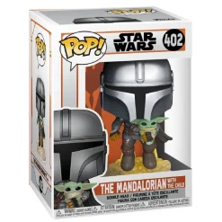 FUNKO UK LIMITED Funko Pop! - Star Wars - El Mandaloriano y Baby Yoda volando