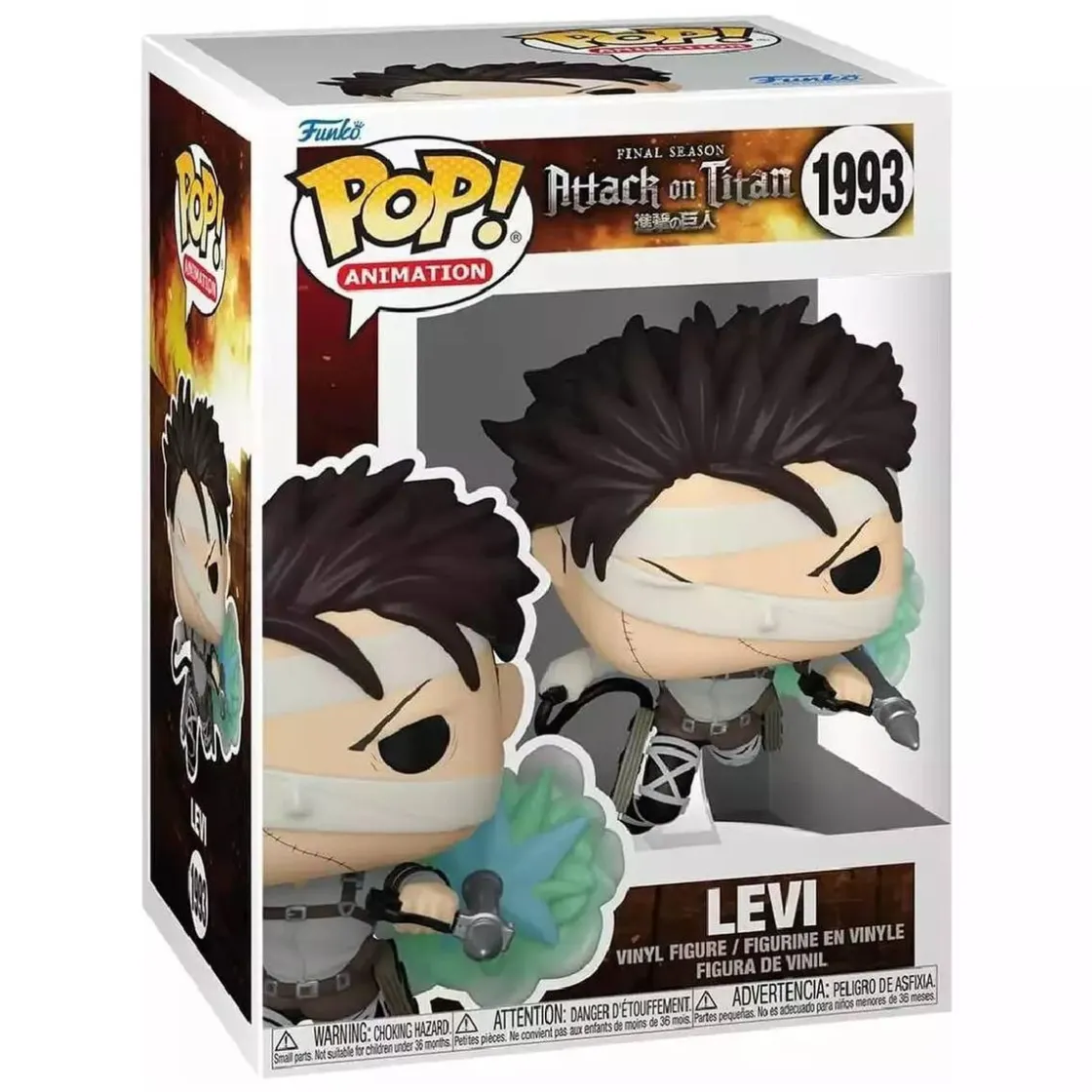 FUNKO UK LIMITED Funko Pop! Animation - Attack on Titan - Levi* Friki Zone