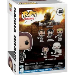 FUNKO UK LIMITED Funko Pop! Animation - Attack on Titan - Sasha Braus* Friki Zone