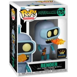 FUNKO UK LIMITED Funko Pop! Animation - Futurama - Bender con variante Chase Glow in the Dark