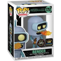 FUNKO UK LIMITED Funko Pop! Animation - Futurama - Bender con variante Chase Glow in the Dark