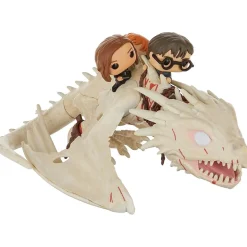 FUNKO UK LIMITED Funko Pop! Rides - Harry Potter - Harry, Ron y Hermione montados en el Dragón de Gringottsㅤ* Friki Zone