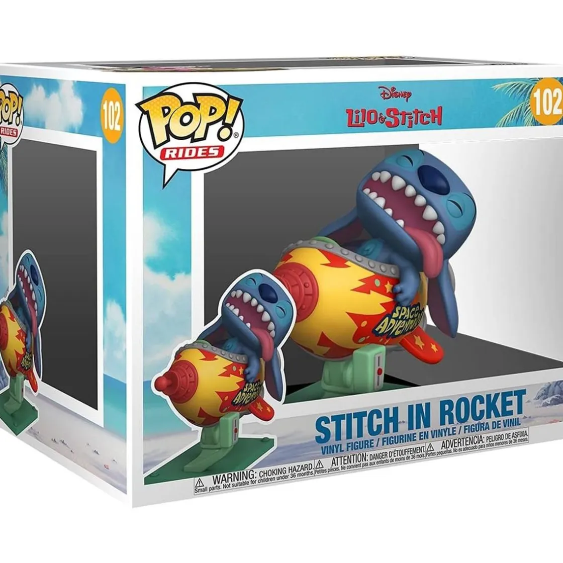 FUNKO UK LIMITED Funko Pop! Rides - Lilo & Stitch - Stitch in rocket