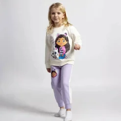 ARTESANIA CERDÁ Gabby's Dollhouse - Chándal infantil unisex* Niña·Niña 2-10 Años|Niña 2-10 Años·Vaqueros, Pantalones Y Petos