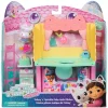 SPIN MASTER Gabby's Dollhouse - Cocina de pastelitos chispeantes de Cakey* Coleccionables Y Mini Mundos
