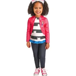 RUBIE'S Gabby's Dollhouse - Conjunto camiseta efecto chaqueta y diadema 3-4 años* Disfraces|Halloween