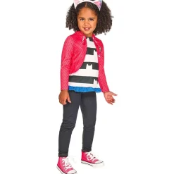 RUBIE'S Gabby's Dollhouse - Conjunto camiseta efecto chaqueta y diadema 3-4 años* Disfraces|Halloween