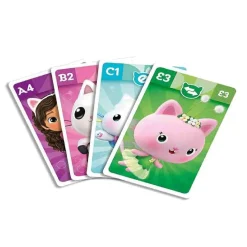 NAIPES HERACLIO FOURNIER, S.A. Gabby's Dollhouse - Juego Shuffle Fun 4 en 1