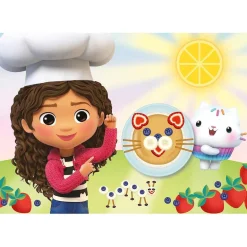 CLEMENTONI Gabby's Dollhouse - Puzzles 3 en 1 de 48 piezas