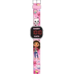 KIDS EUROSWAN S.L. Gabby's Dollhouse - Reloj LED Gabby