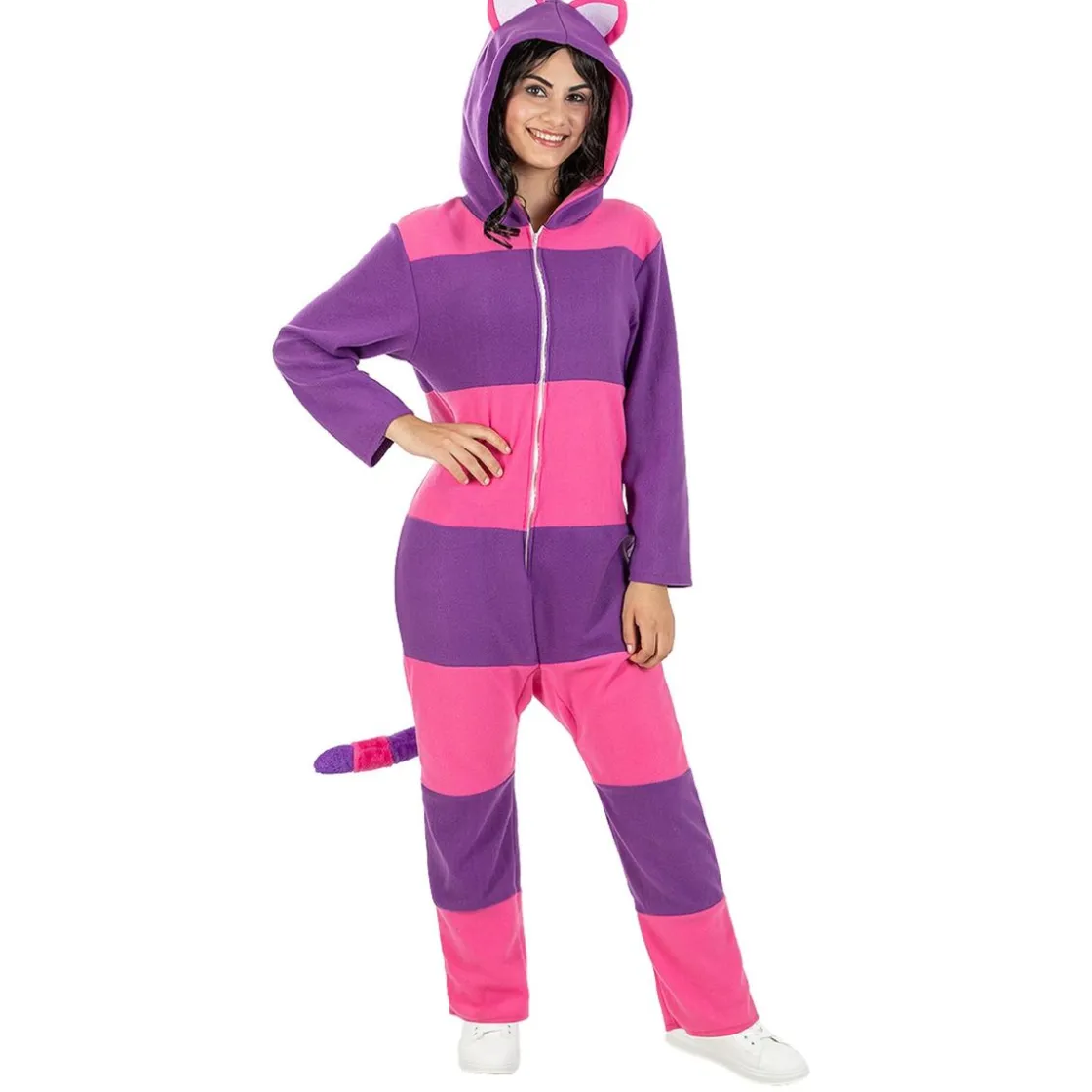 Funidelia Gato Cheshire Onesie adulto L-XL* Disfraces|Halloween