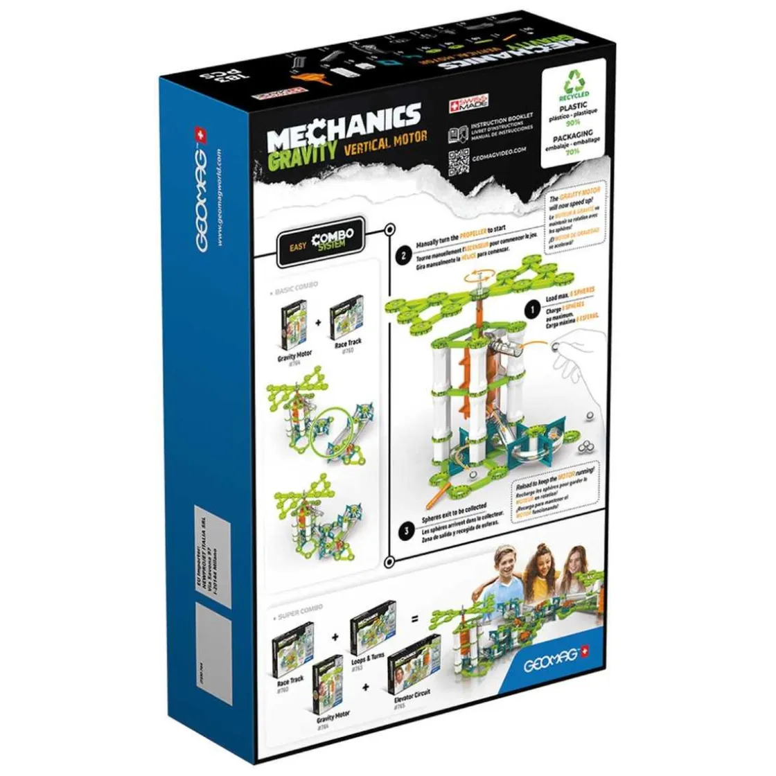TOY PARTNER S.A. Geomag - Mechanics Gravity Vertical Motor