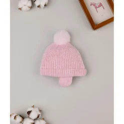 Prenatal Gorro de lana con pompón