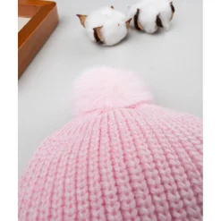 Prenatal Gorro de lana con pompón