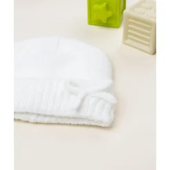 Prenatal Gorro de punto blanco con lazo para niña* Calzado Y Accesorios·Accesorios Y Complementos