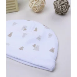 Prenatal Gorro de recién nacido con estampado de ositos