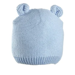 Prenatal Gorro de tricot azul con orejas* Primeras Salidas·Gorros, Viseras Y Manoplas|Recién Nacido·Primeras Salidas