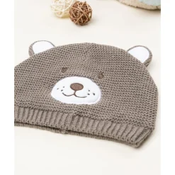 Prenatal Gorro niño marrón ositos