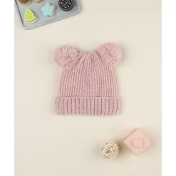 Prenatal Gorro rosa con pompón y lentejuelas para niña* Calzado Y Accesorios·Accesorios Y Complementos