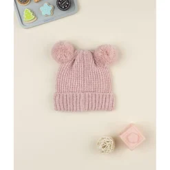Prenatal Gorro rosa con pompón y lentejuelas para niña* Calzado Y Accesorios·Accesorios Y Complementos