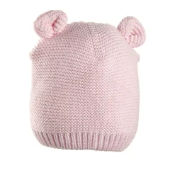 Prenatal Gorro tricot rosa con orejitas para recién nacida