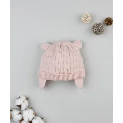 Prenatal Gorro tricot rosa para niña con orejas* Recién Nacido·Primeras Salidas|Primeras Salidas·Gorros, Viseras Y Manoplas