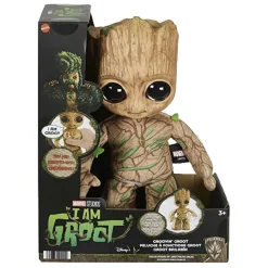 MATTEL Guardianes de la Galaxia - Groot - Peluche bailón