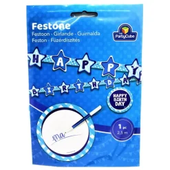 TOYS "R" US Guirnalda azul personalizable Happy Birthday* Artículos De Fiesta Y Regalos