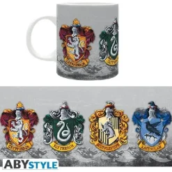 ABYSSE CORP Harry Potter - Taza de 320 ml con diseño de las 4 casas de Harry Potter ㅤ