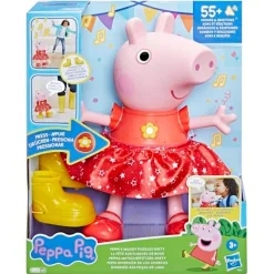 HASBRO IBERIA Hasbro - Peppa Pig - Muñeca interactiva diversión en los charcos