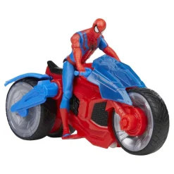 HASBRO IBERIA Hasbro - Spider-man - Moto Arácnida Spider-Man - Set de Juego con Figura y Proyectiles ㅤ* Figuras De Acción