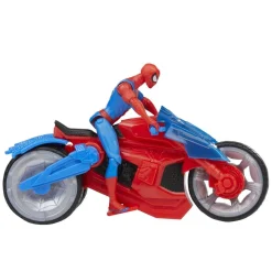 HASBRO IBERIA Hasbro - Spider-man - Moto Arácnida Spider-Man - Set de Juego con Figura y Proyectiles ㅤ* Figuras De Acción
