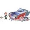 HASBRO EU TRADING Hasbro - Star Wars - Barco The Crimson Firehawk de Star Wars con 2 figuras de acción ㅤ* Coleccionables Y Mini Mundos