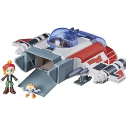 HASBRO EU TRADING Hasbro - Star Wars - Barco The Crimson Firehawk de Star Wars con 2 figuras de acción ㅤ* Coleccionables Y Mini Mundos