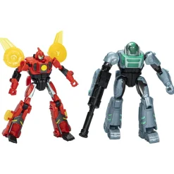 HASBRO IBERIA Hasbro - Transformers - Pack de 2 figuras EarthSpark Terran Twitch y Robby ㅤ