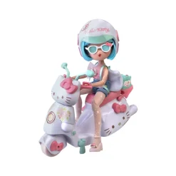 HELLO KITTY - Muñeca Pretty Pink con Scooter