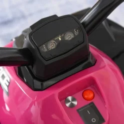 Homcom - Andador Quad Cuatrimoto Rosa* Vehículos De Batería O A Pedales