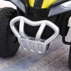 Homcom - Andador Quad Cuatrimoto Amarillo* Vehículos De Batería O A Pedales