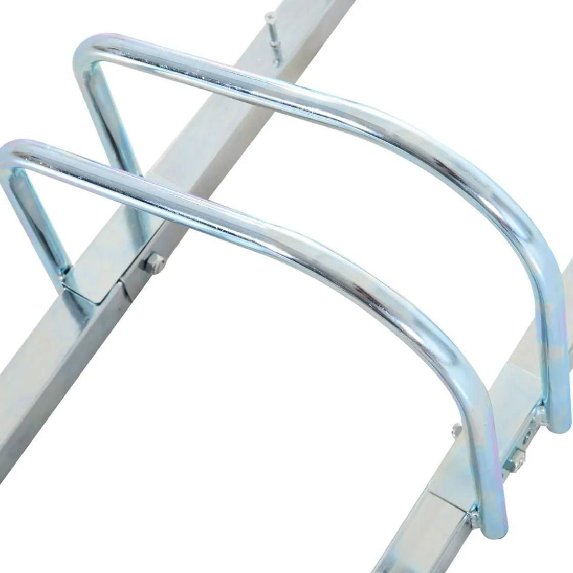 Homcom - Aparcamiento para 3 bicicletas Plata* Bicicletas