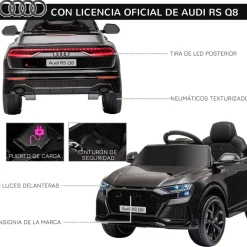 Homcom - Audi RS Q8 eléctrico* Vehículos De Batería O A Pedales
