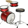 AIYAPLAY Homcom - Batería con taburete Rojo