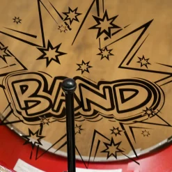 AIYAPLAY Homcom - Batería infantil 7 piezas con taburete Rojo* Música|Electrónicos