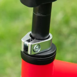 Homcom - Bicicleta de equilibrio regulable sin pedales roja