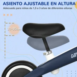 AIYAPLAY Homcom - Bicicleta equilibrio sin pedales ajustable* Motos Y Triciclos