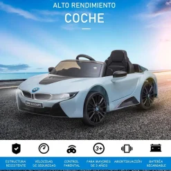 Homcom - BMW I8 Coupe eléctrico* Vehículos De Batería O A Pedales