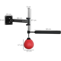 Homcom - Bola de velocidad de pared