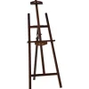 Homcom - Caballete de madera con trípode Marrón* Arte Y Manualidades