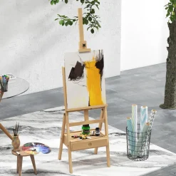 Homcom - Caballete de pintura